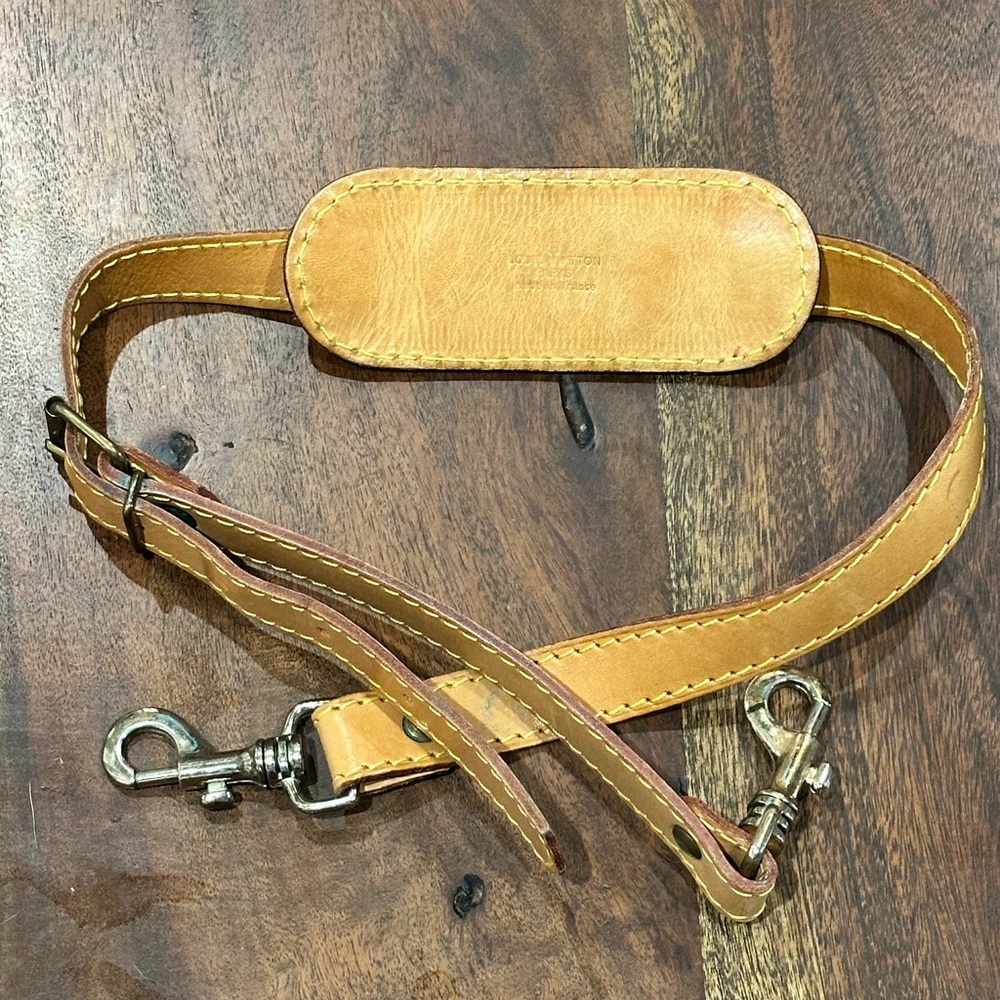 Louis Vuitton Tan Leather Strap